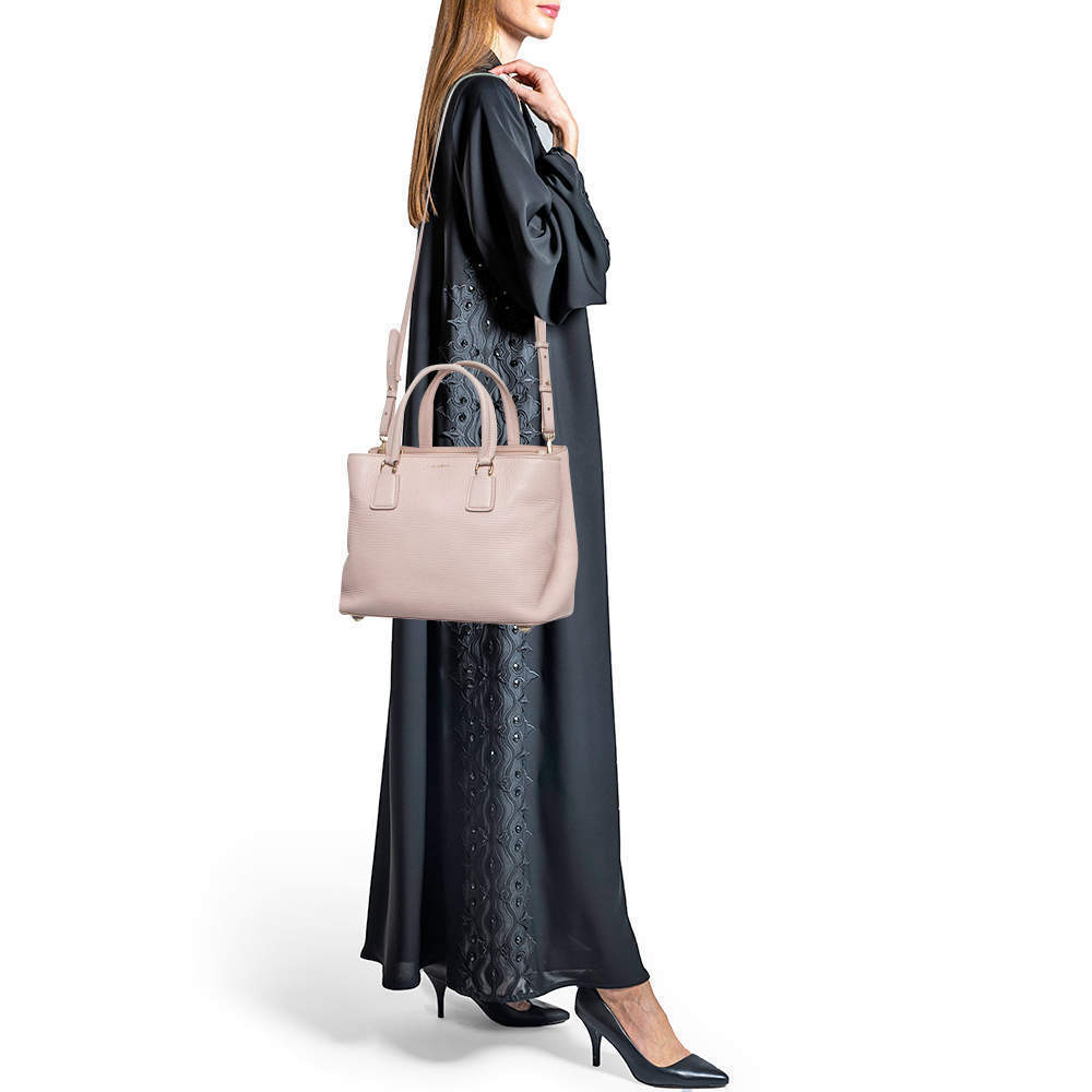 Dolce & Gabbana Pink Grained Leather Tote - Picture 3 of 9